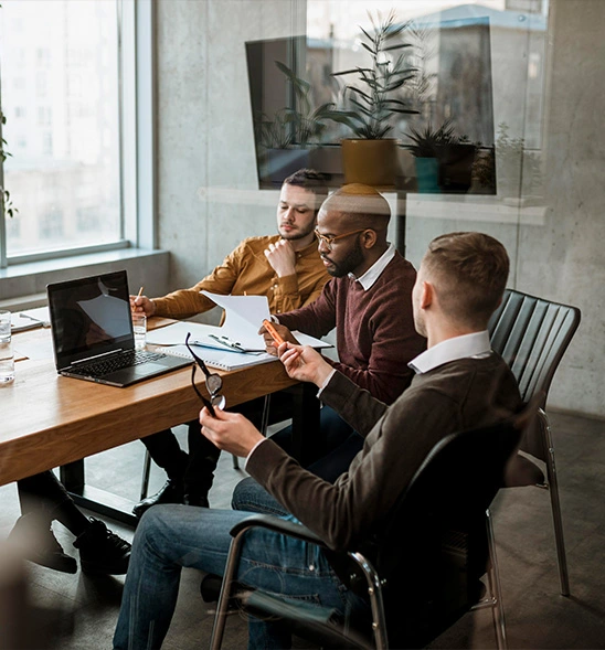 front-view-of-people-having-a-meeting-in-the-office